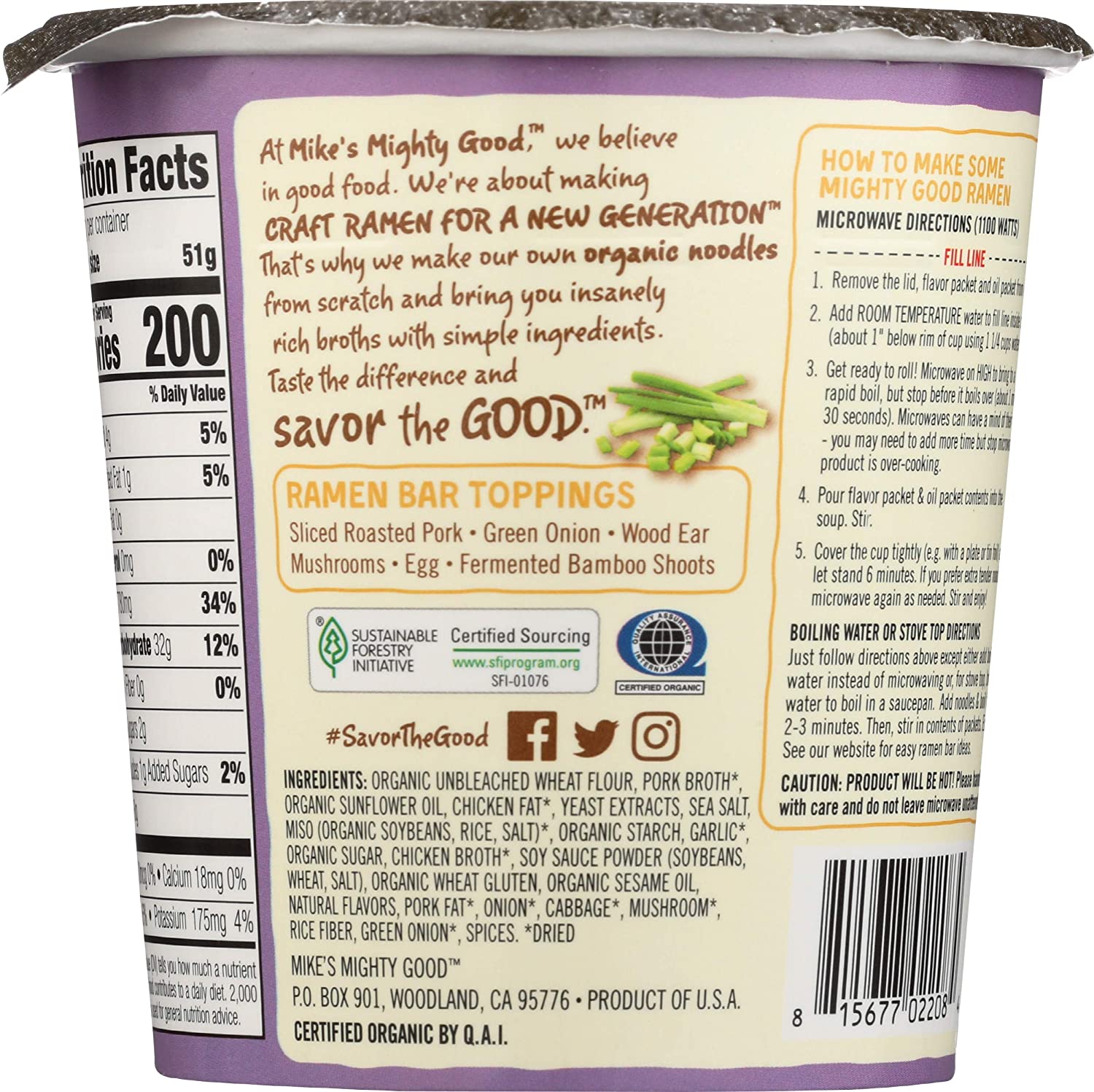 Mike's Mighty Good Craft Ramen Mike's Mighty Good