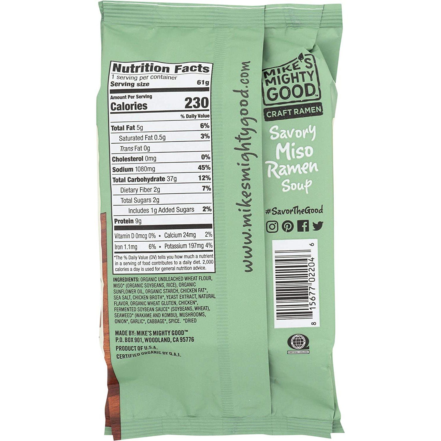 Mike's Mighty Good Craft Ramen Soup Mike's Mighty Good