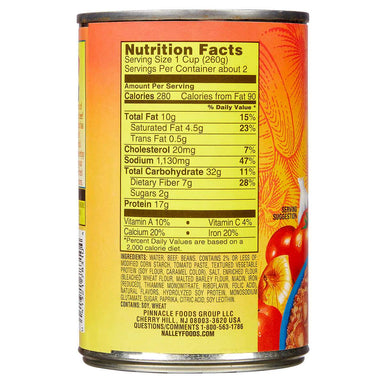 Nalley's Chili Con Carne with Beans Nalley's