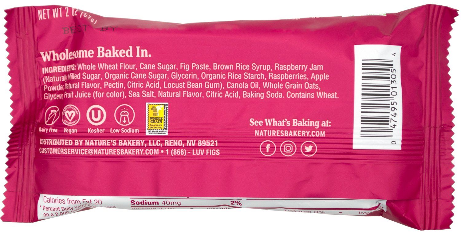 Nature's Bakery Fig Bar Nature's Bakery