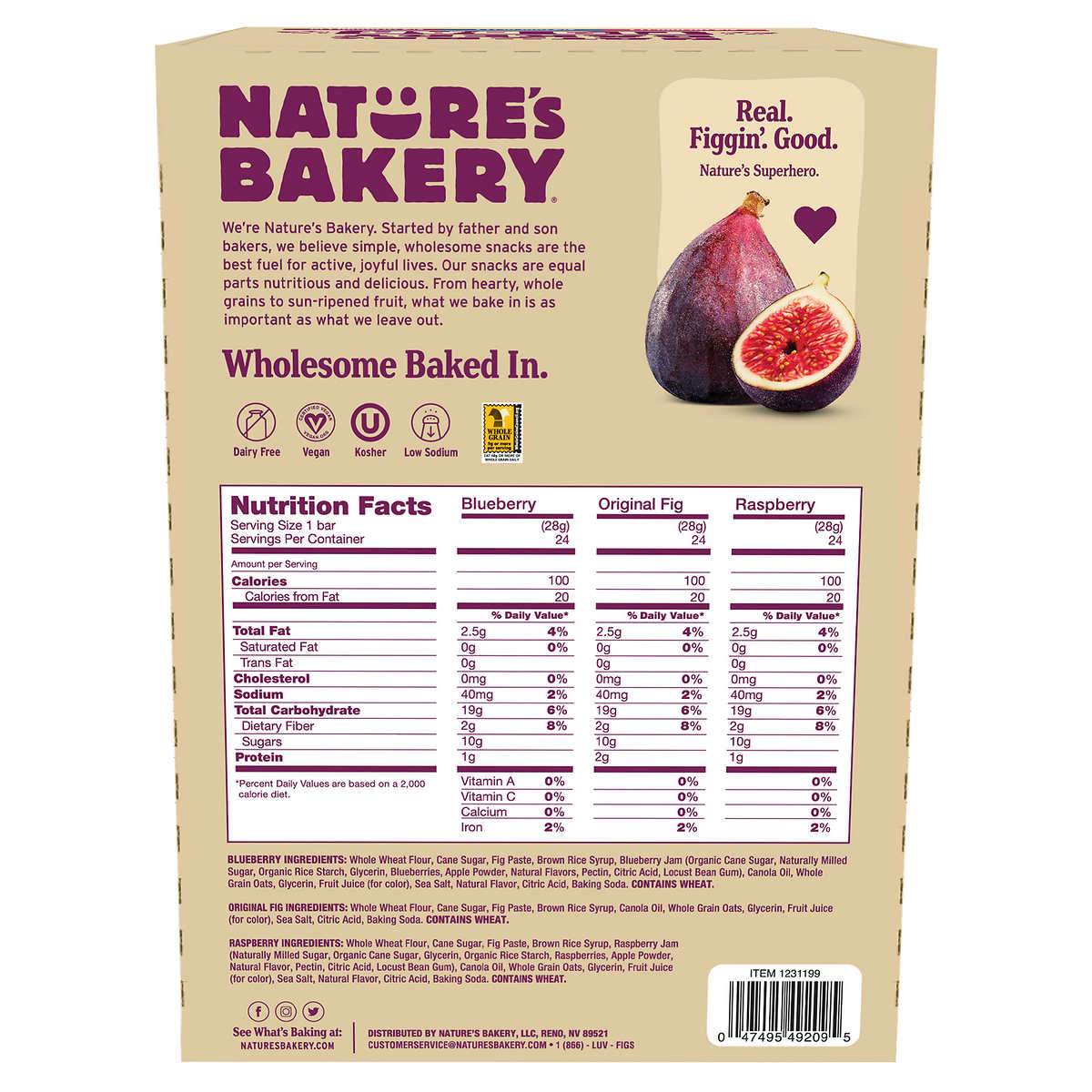 Nature's Bakery Fig Bar Nature's Bakery