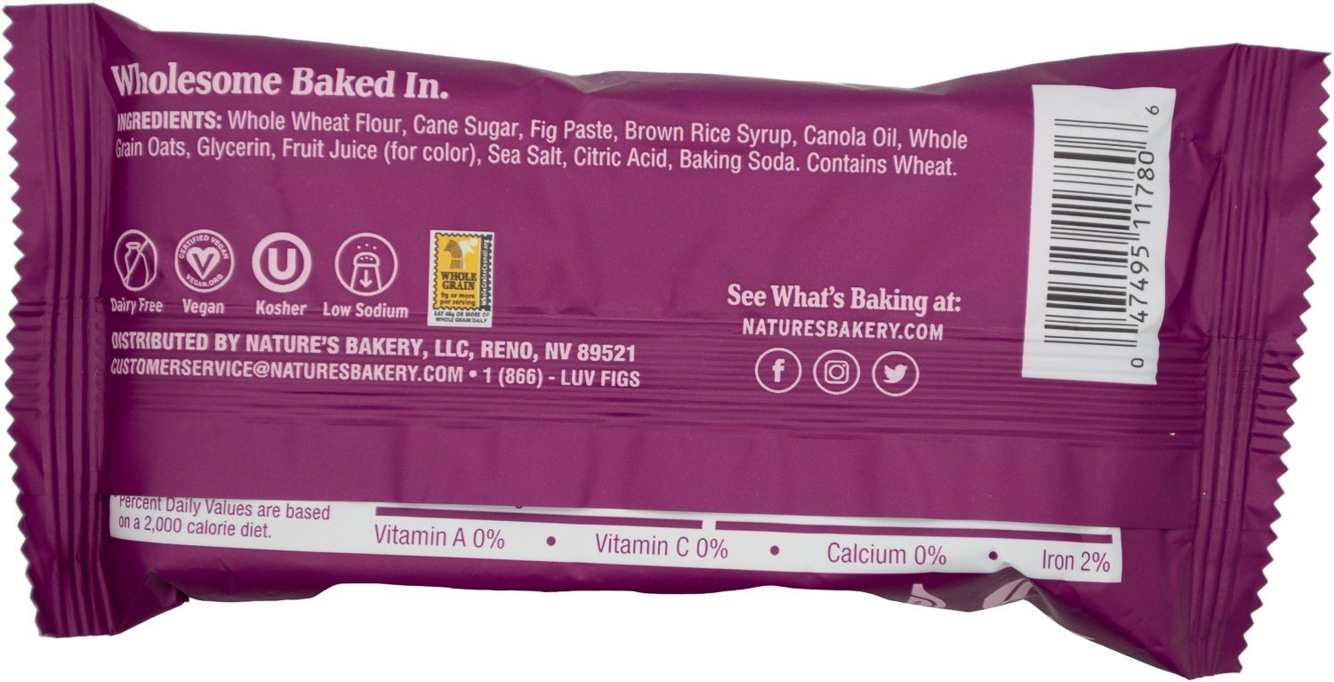 Nature's Bakery Fig Bar Nature's Bakery