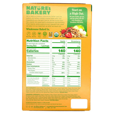 Nature's Bakery Oatmeal Crumble Bars Nature's Bakery