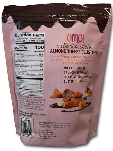 OMG! Milk Chocolate Almond Toffee Clusters OMG!