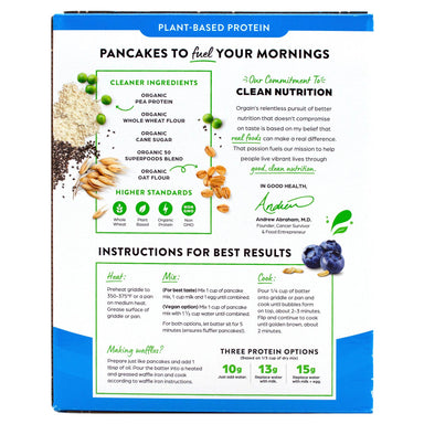 Orgain Protein Pancake & Waffle Mix Orgain