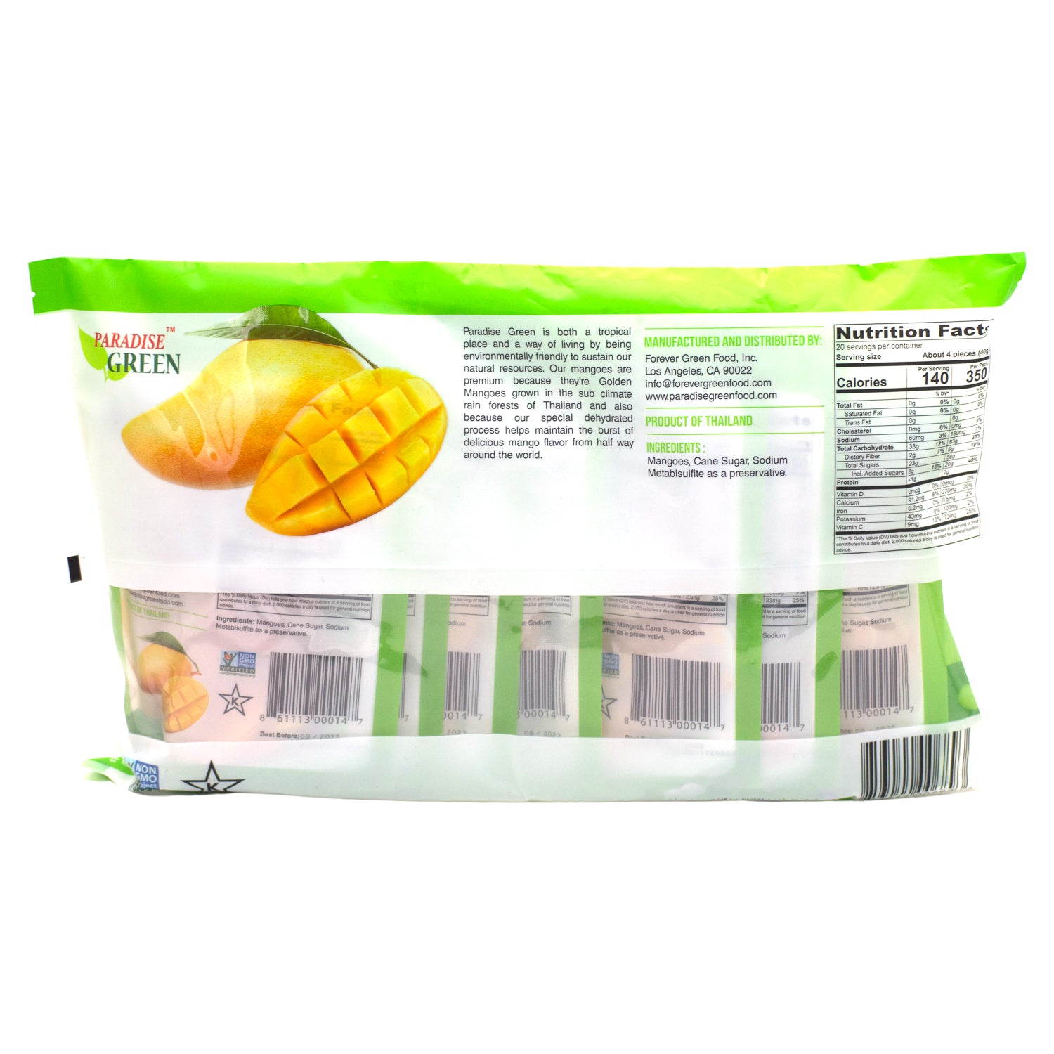 Paradise Green Premium Dried Mango Paradise Green