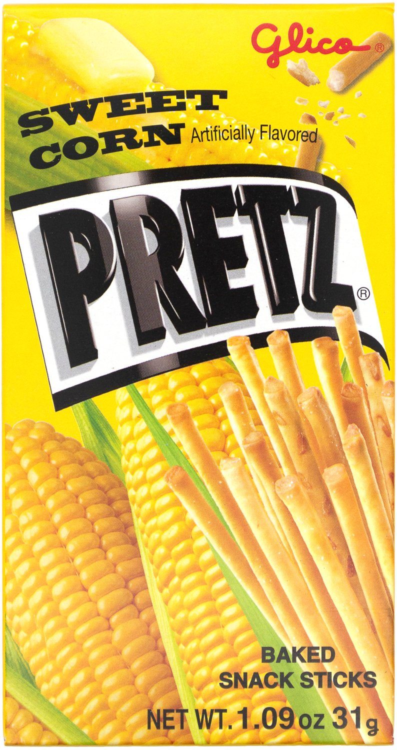 Pretz Biscuit Sticks Glico Sweet Corn 1.09 Ounce