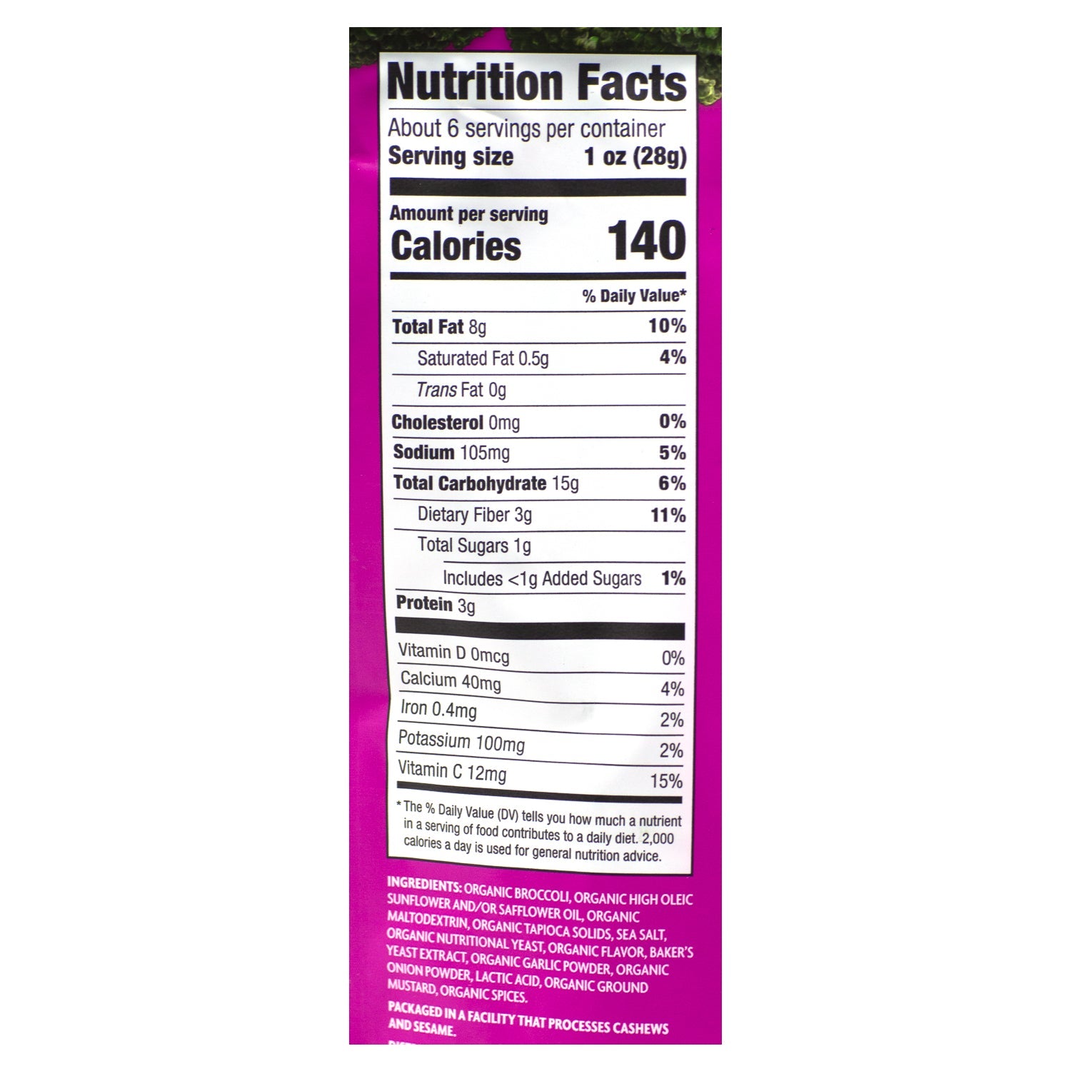 Rhythm Organic Broccoli Bites Rhythm Superfoods