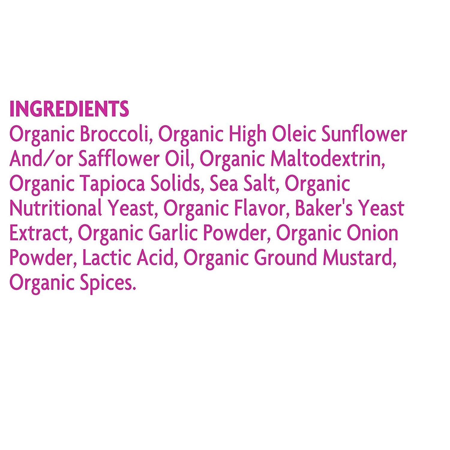 Rhythm Organic Broccoli Bites Success Rhythm Superfoods