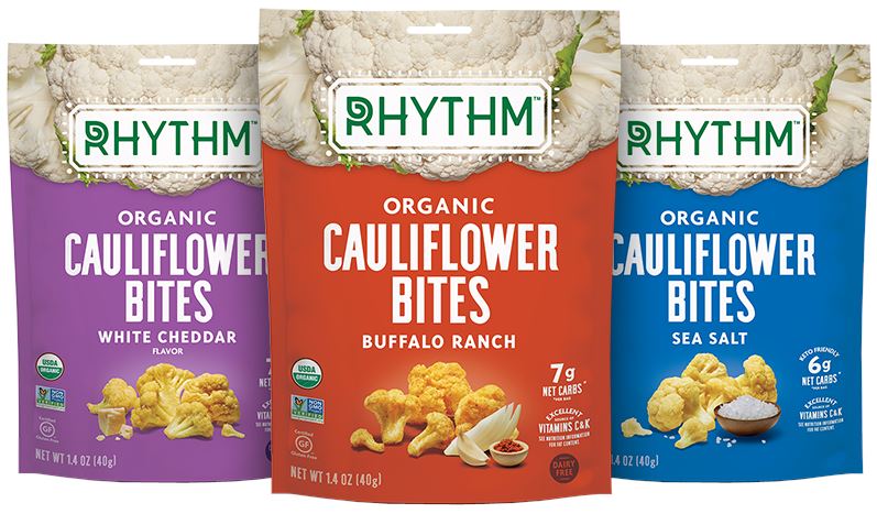 Rhythm Organic Cauliflower Bites Rhythm Superfoods