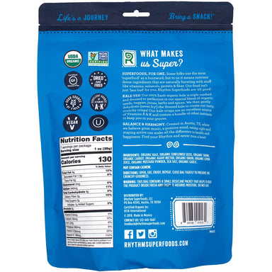 Rhythm Organic Kale Chips Rhythm Superfoods