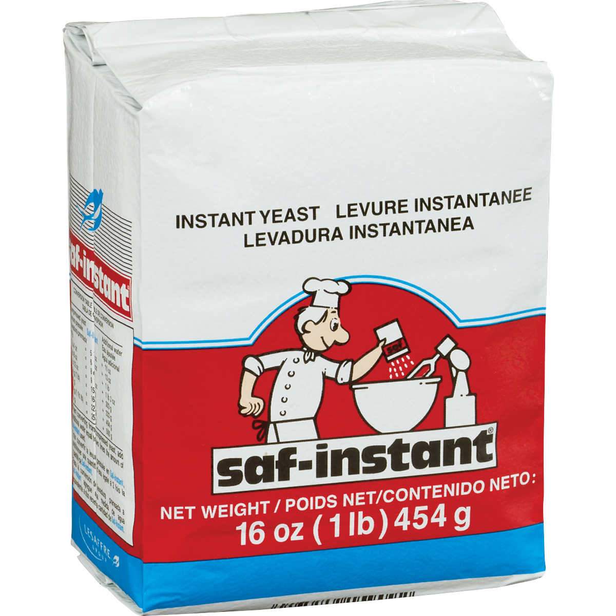SAF Red Label Instant Yeast, 1 Pound SAF