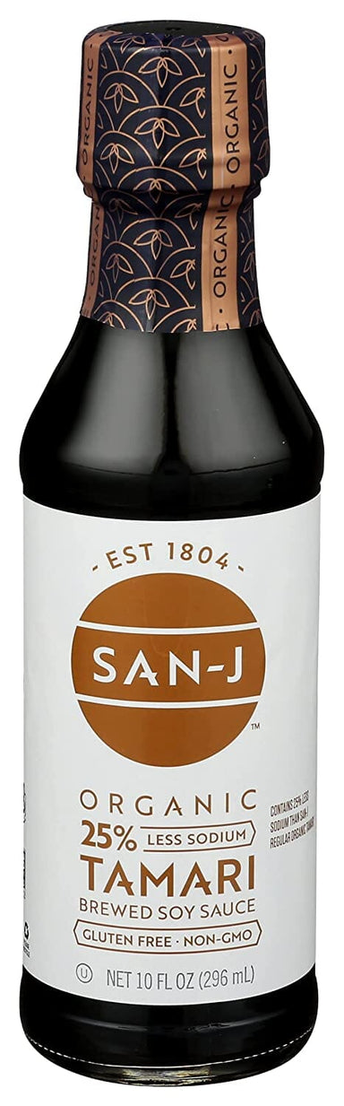San-J Soy Sauce San-J Organic Reduced Sodium Tamari 10 Fluid Ounce
