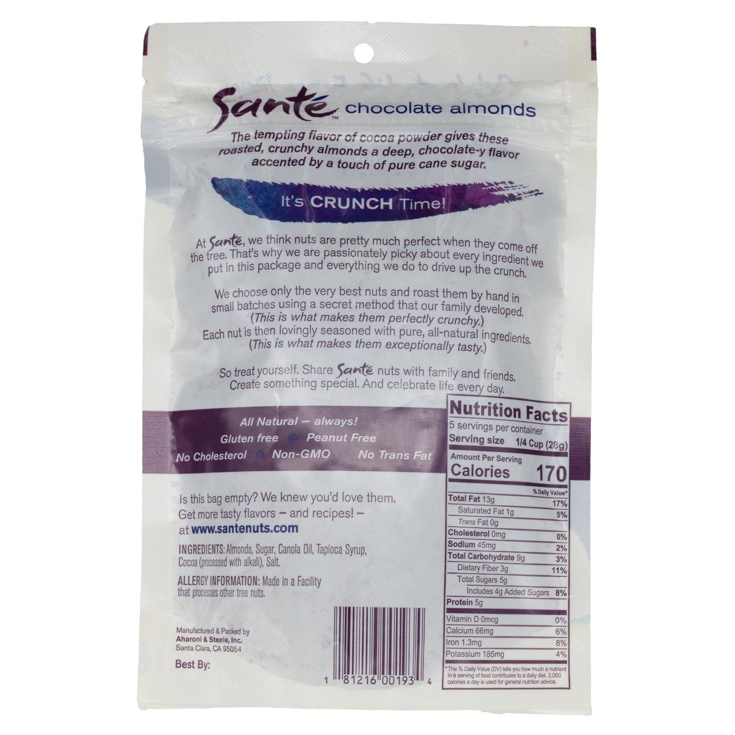 Santé Gourmet Flavored Almonds Santé