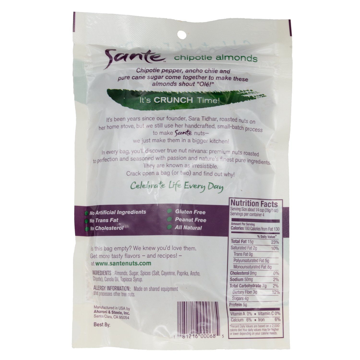 Santé Gourmet Flavored Almonds Santé