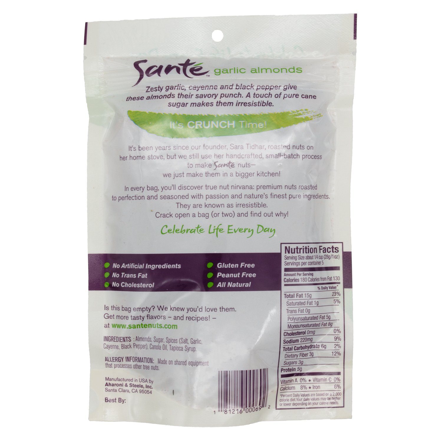 Santé Gourmet Flavored Almonds Santé