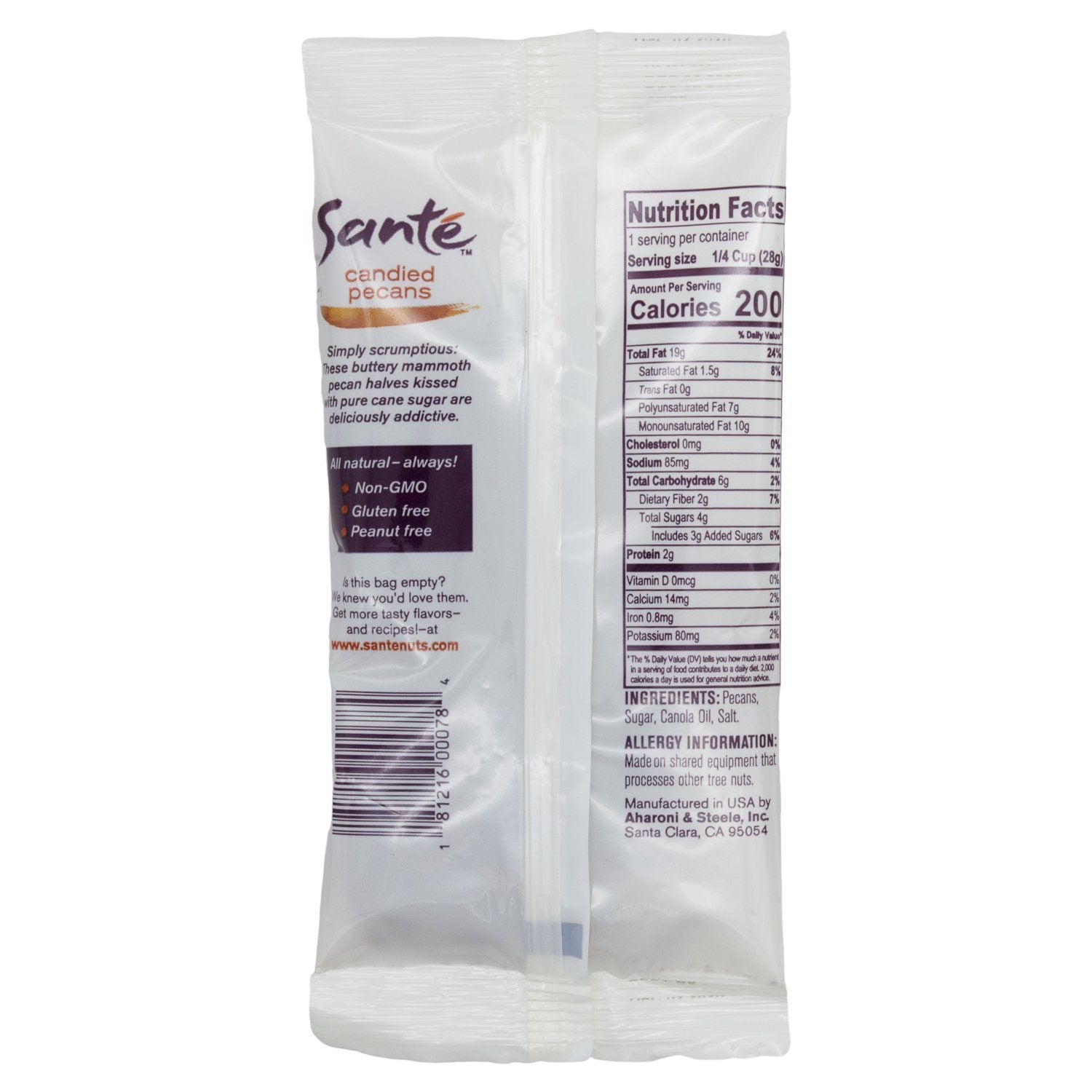Santé Gourmet Flavored Pecans Santé