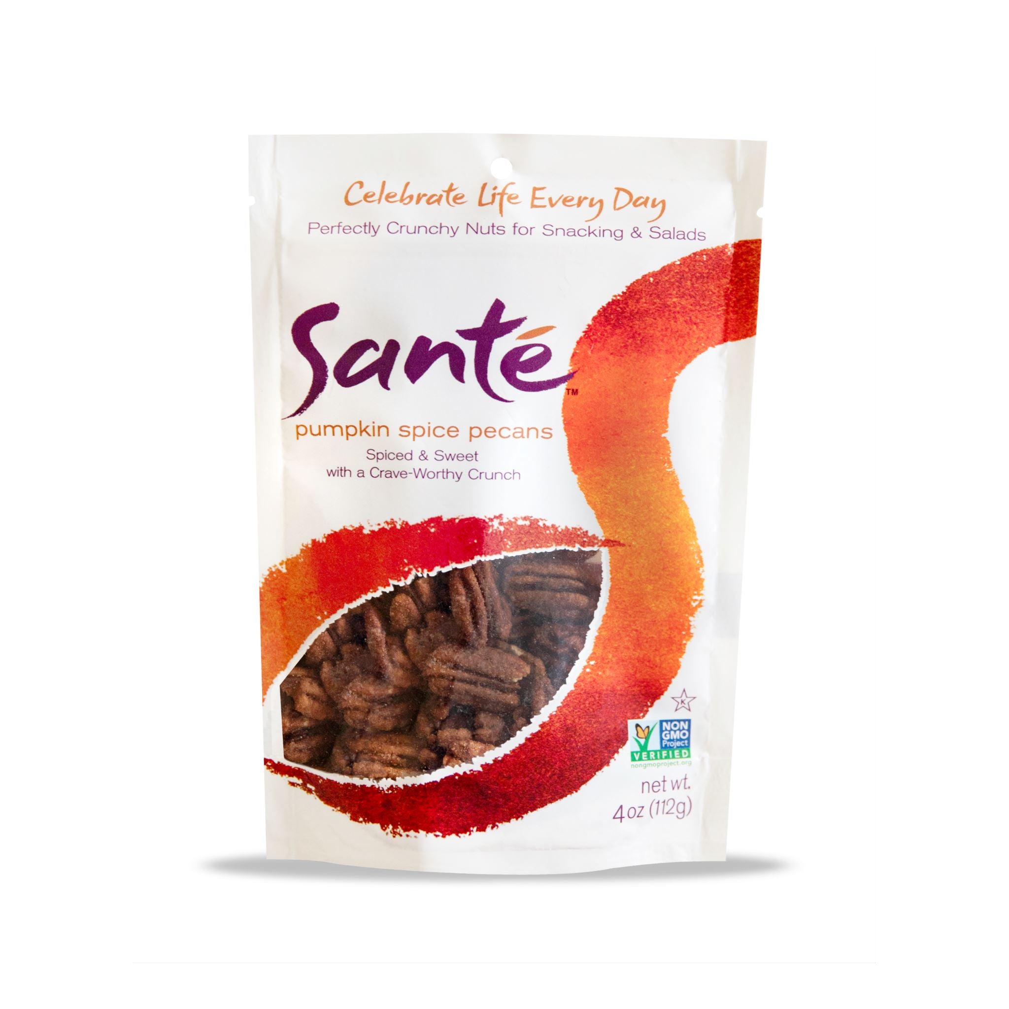 Santé Gourmet Flavored Pecans Santé Pumpkin Spice Pecans 4 Ounce