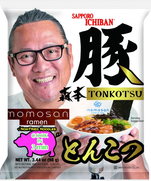 Sapporo Ichiban Japanese Style Noodles Sapporo Ichiban Momosan Tonkotsu 3.44 Ounce