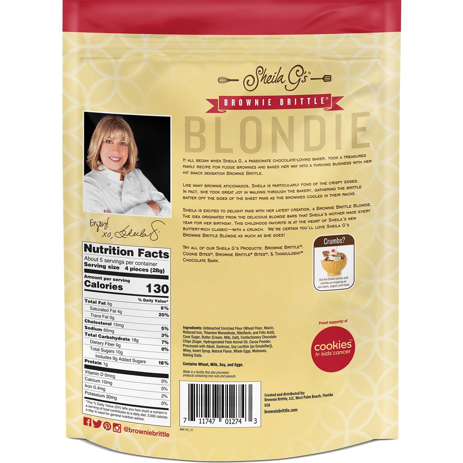 Sheila G's Brownie Brittle Meltable Sheila G's