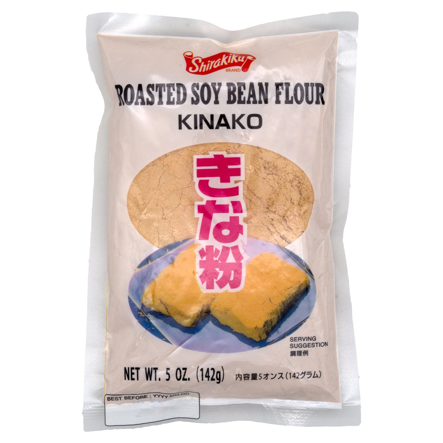 Shirakiku Roasted Soy Bean Flour, Kinako, 5 Ounce Shirakiku