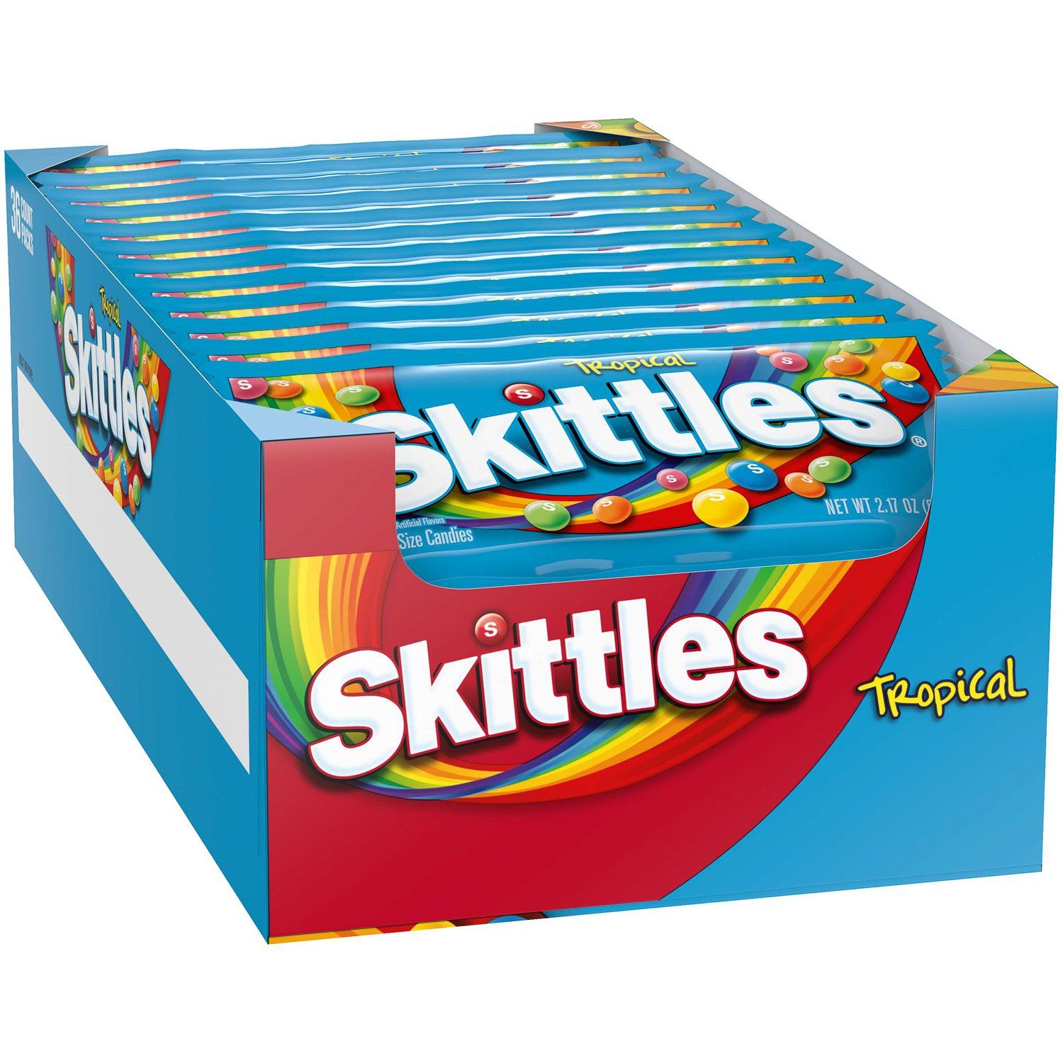 Skittles Candy Skittles Tropical 2.17 Oz-36 Count