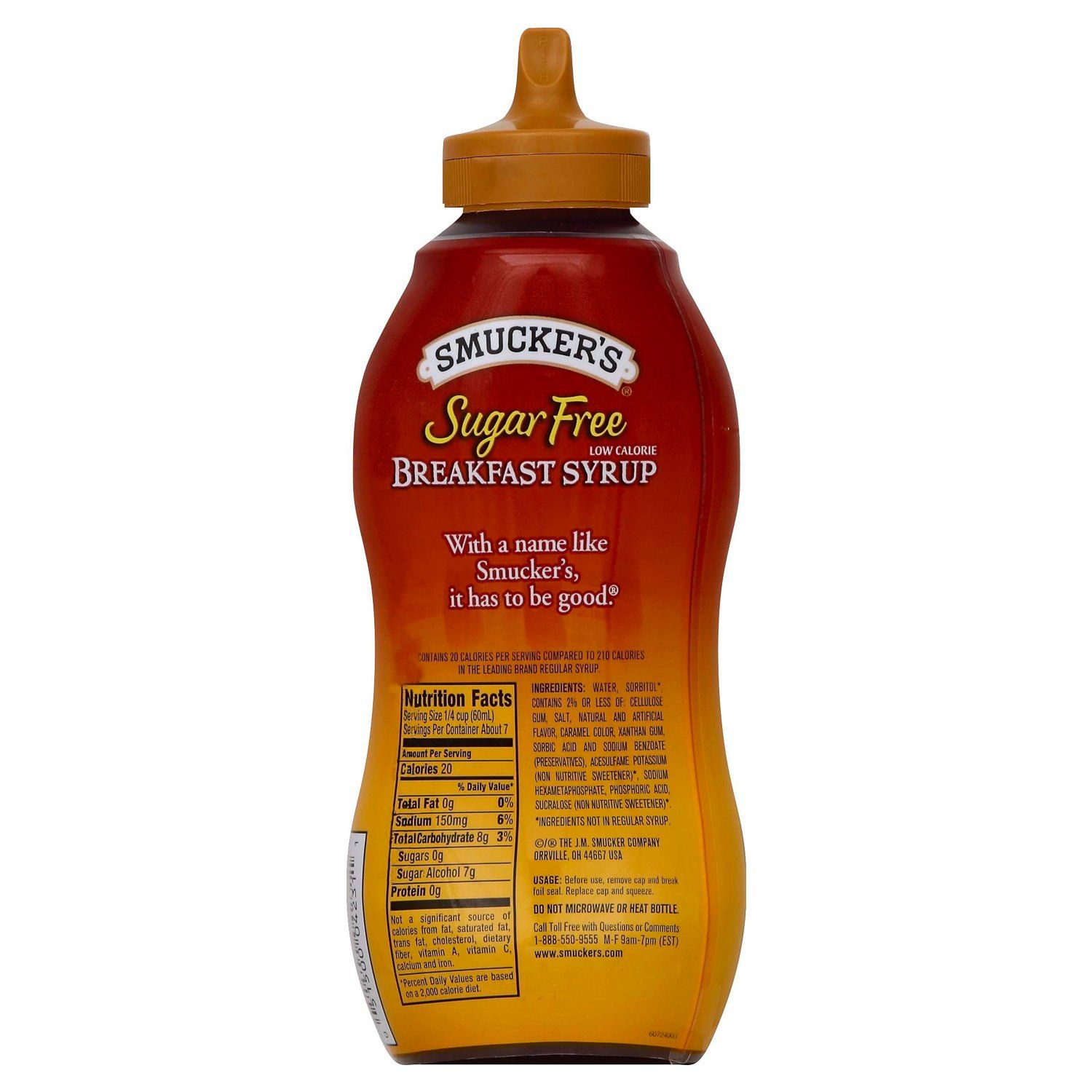 Smucker's Sugar Free Breakfast Syrup Smucker's