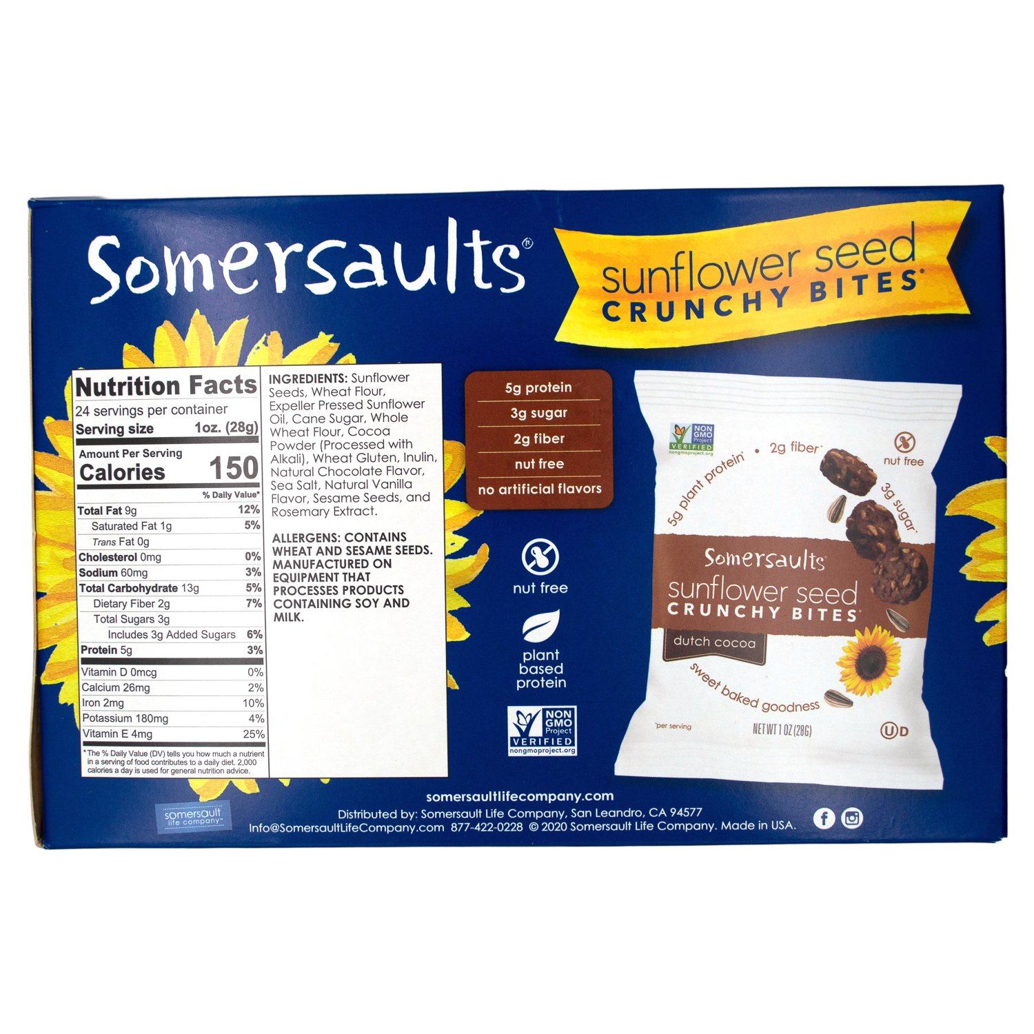 Somersault Sunflower Seed Crunchy Bites Somersault