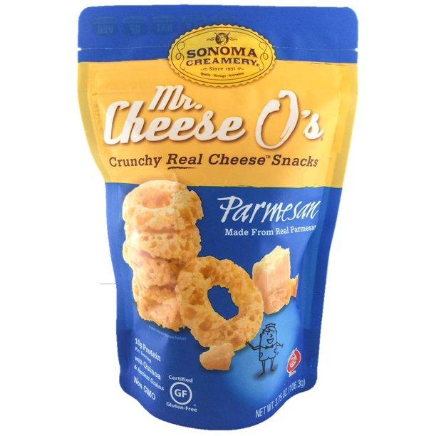Sonoma Creamery Cheese O's Snacks Sonoma Creamery Parmesan 3.75 Ounce