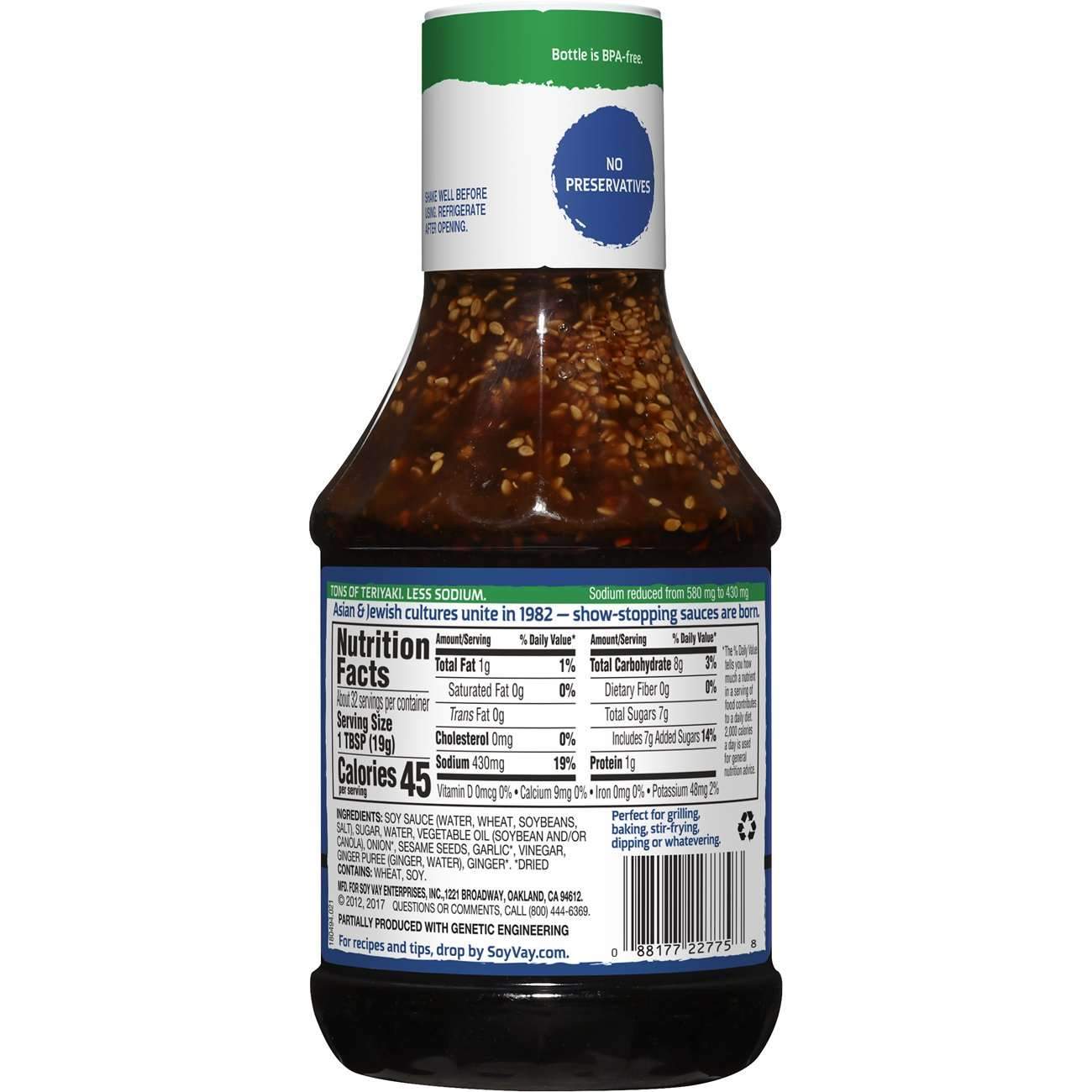 Soy Vay Marinade & Sauce Soy Vay