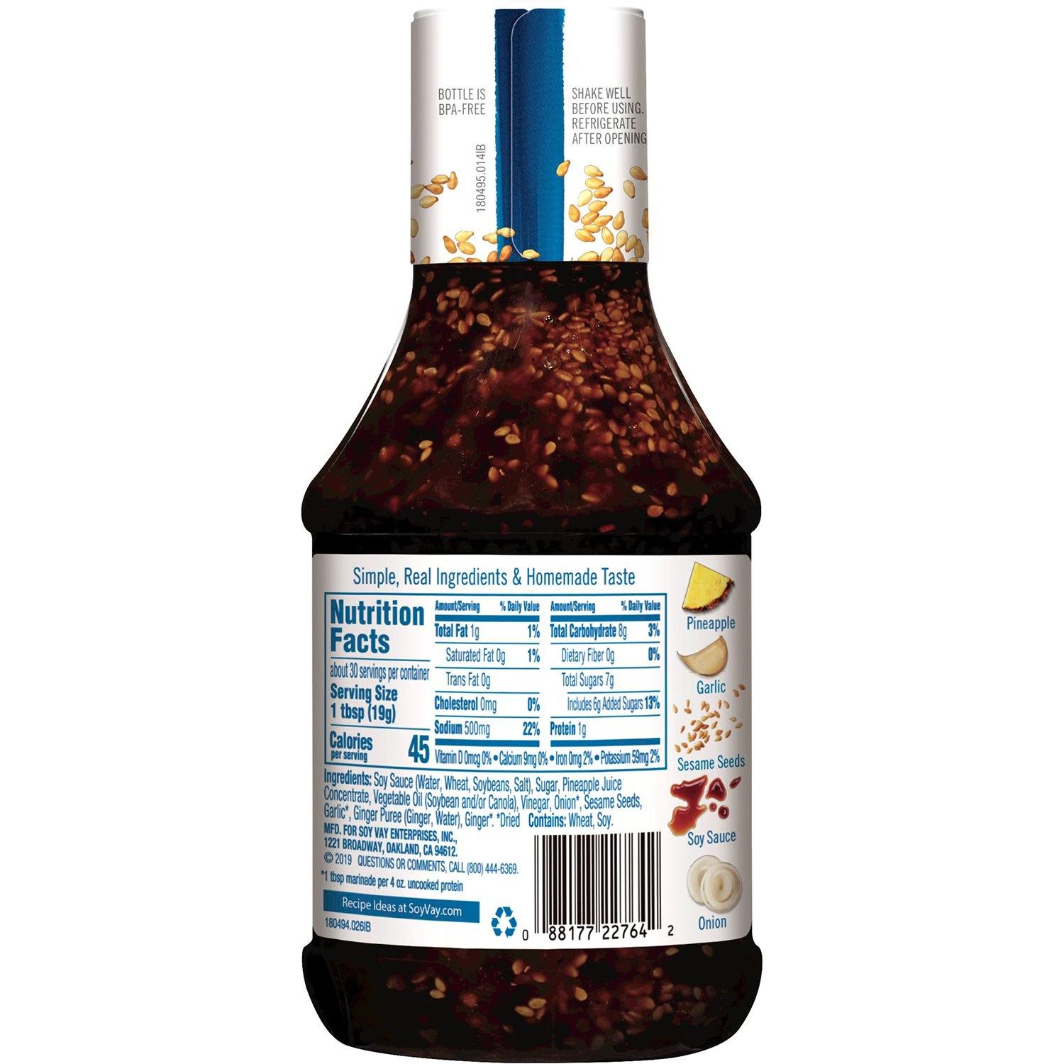 Soy Vay Marinade & Sauce Soy Vay