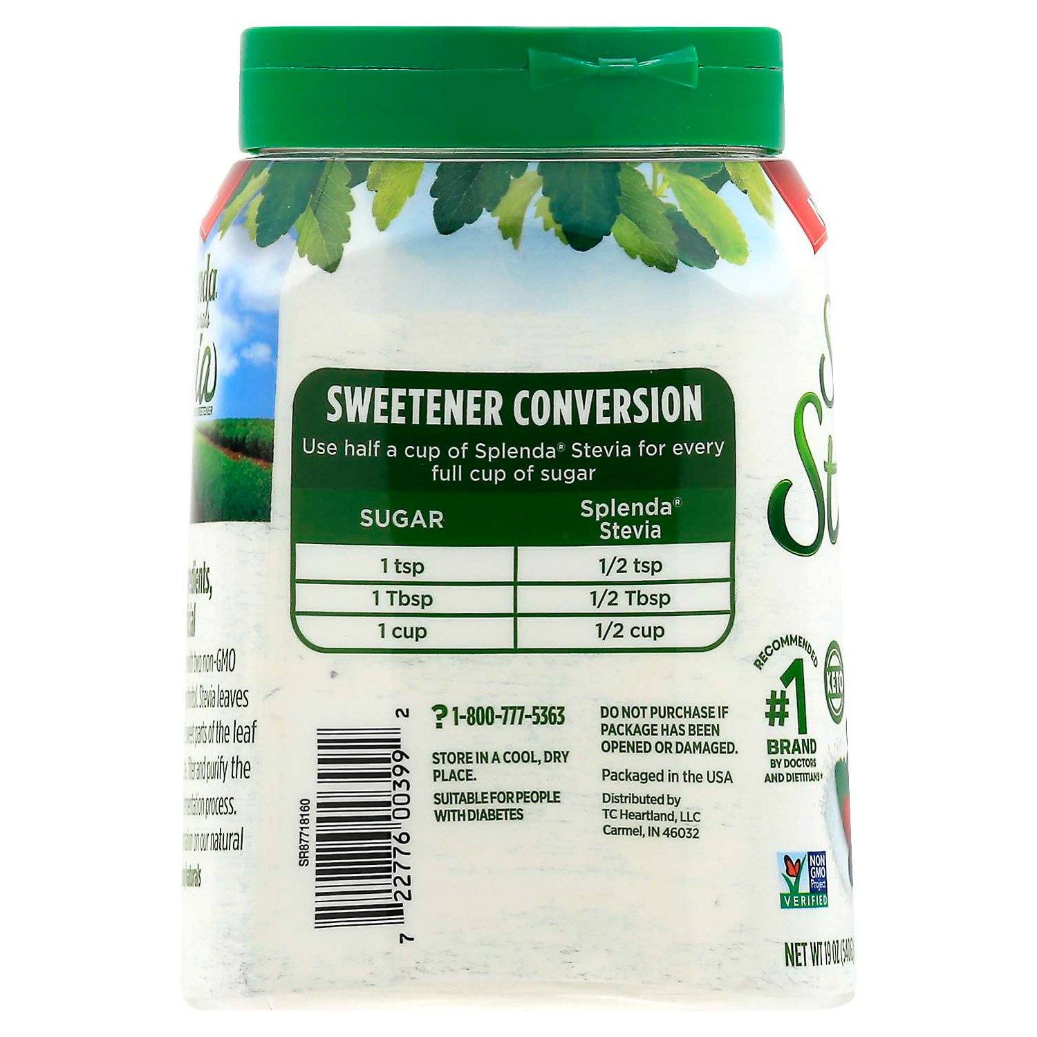 Splenda Stevia Sweeteners Splenda