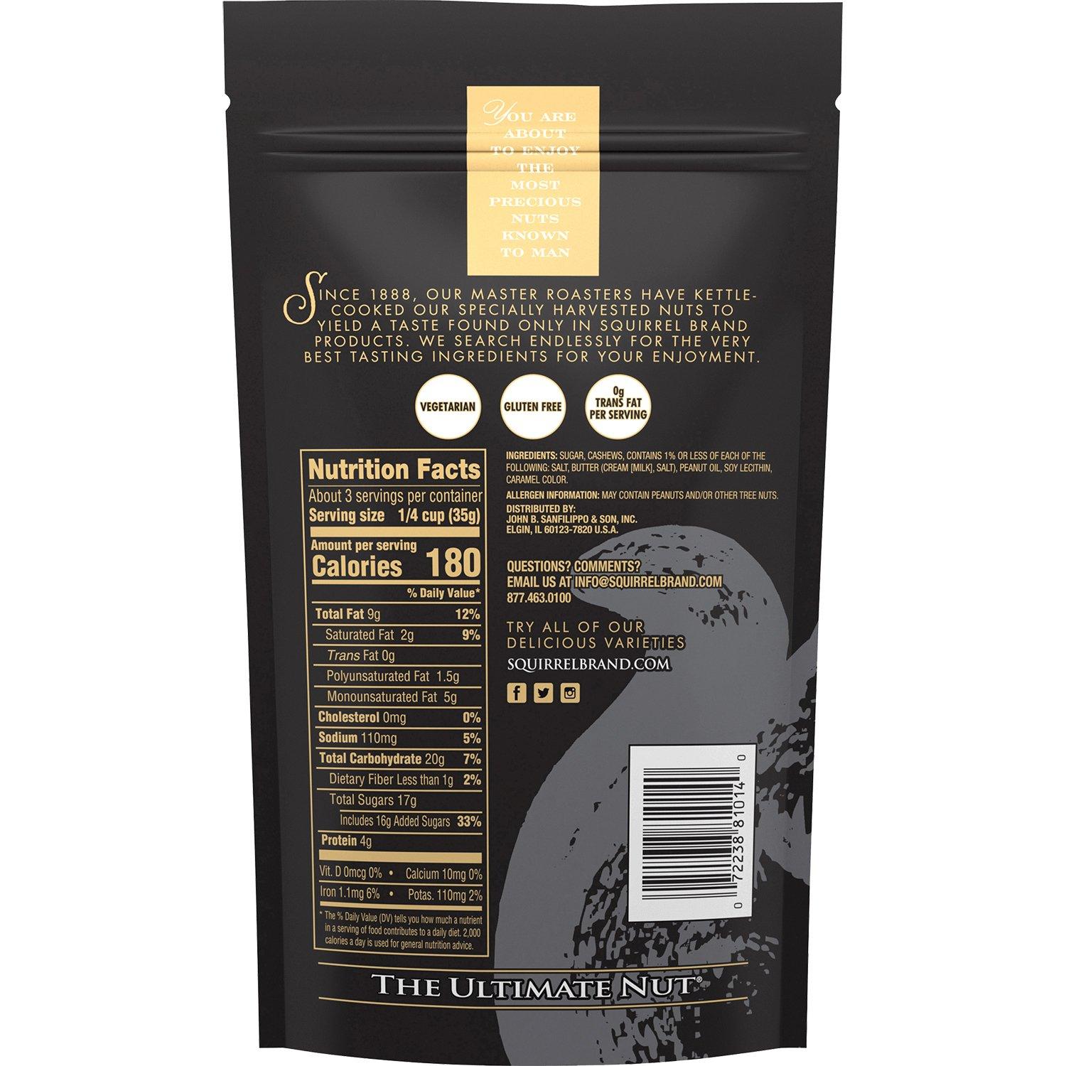 Squirrel Brand Artisan Cashews Squirrel Brand