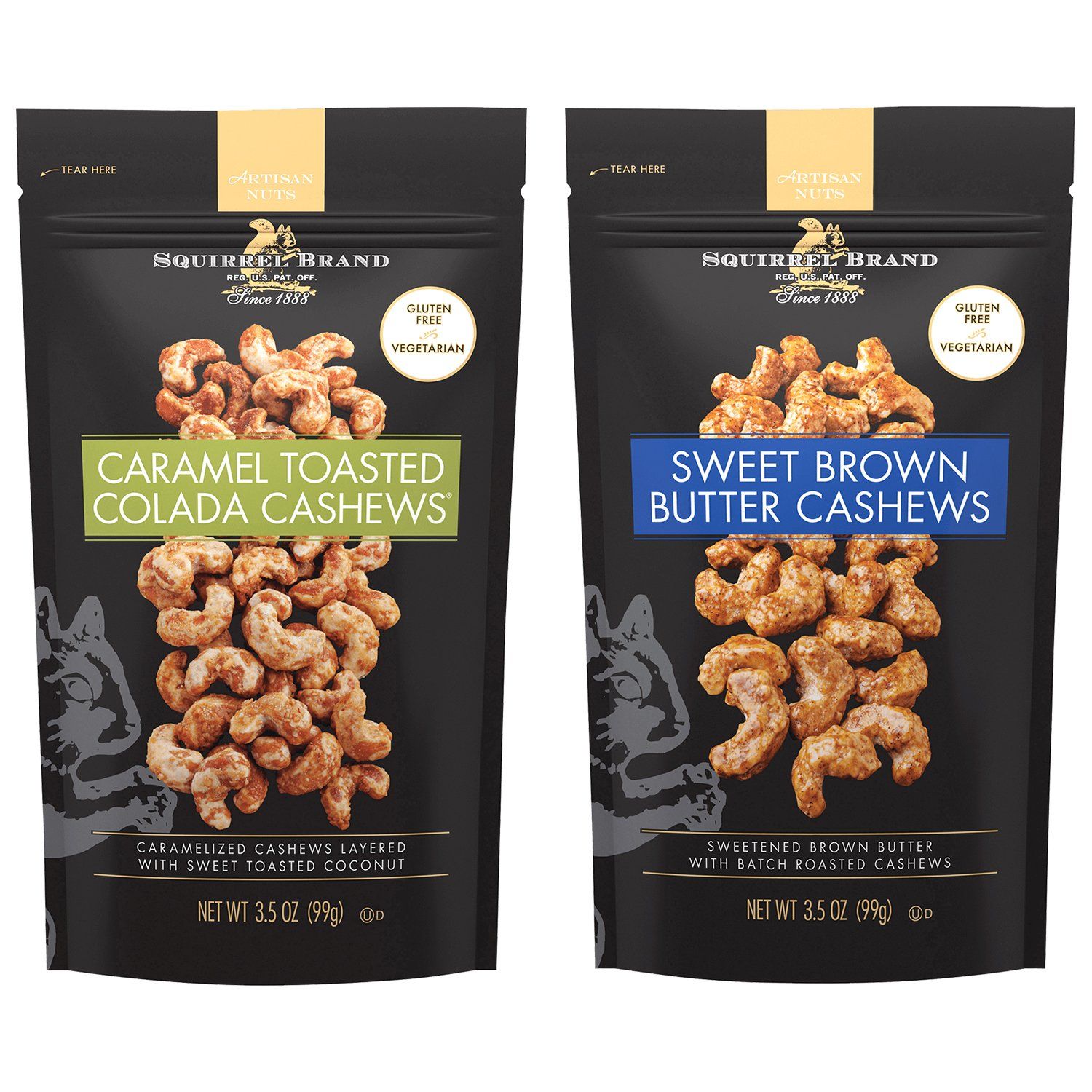 Squirrel Brand Artisan Cashews Squirrel Brand