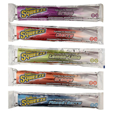 Sqwincher Assorted Flavor Electrolyte Freezer Pops Sqwincher