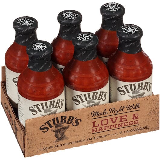 Stubb's BBQ Sauce Stubb's Original 18 Ounce-6 Count