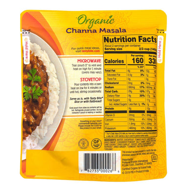 Tasty Bite Organic Entrées Tasty Bite