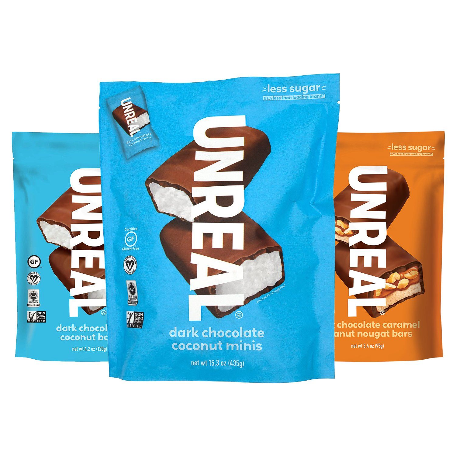 UNREAL Chocolate Bars Meltable UNREAL
