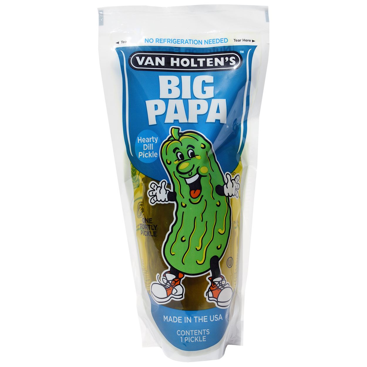 Van Holten's Pickle-In-A-Pouch Van Holten's Hearty Dill King Size (about 9 Oz)