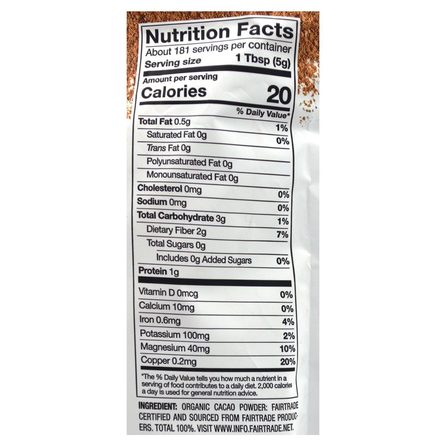 Volupta Organic, Fair Trade Cacao Powder Volupta