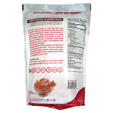 Volupta Zero Calorie Monk Fruit Sweetener with Erythritol Volupta