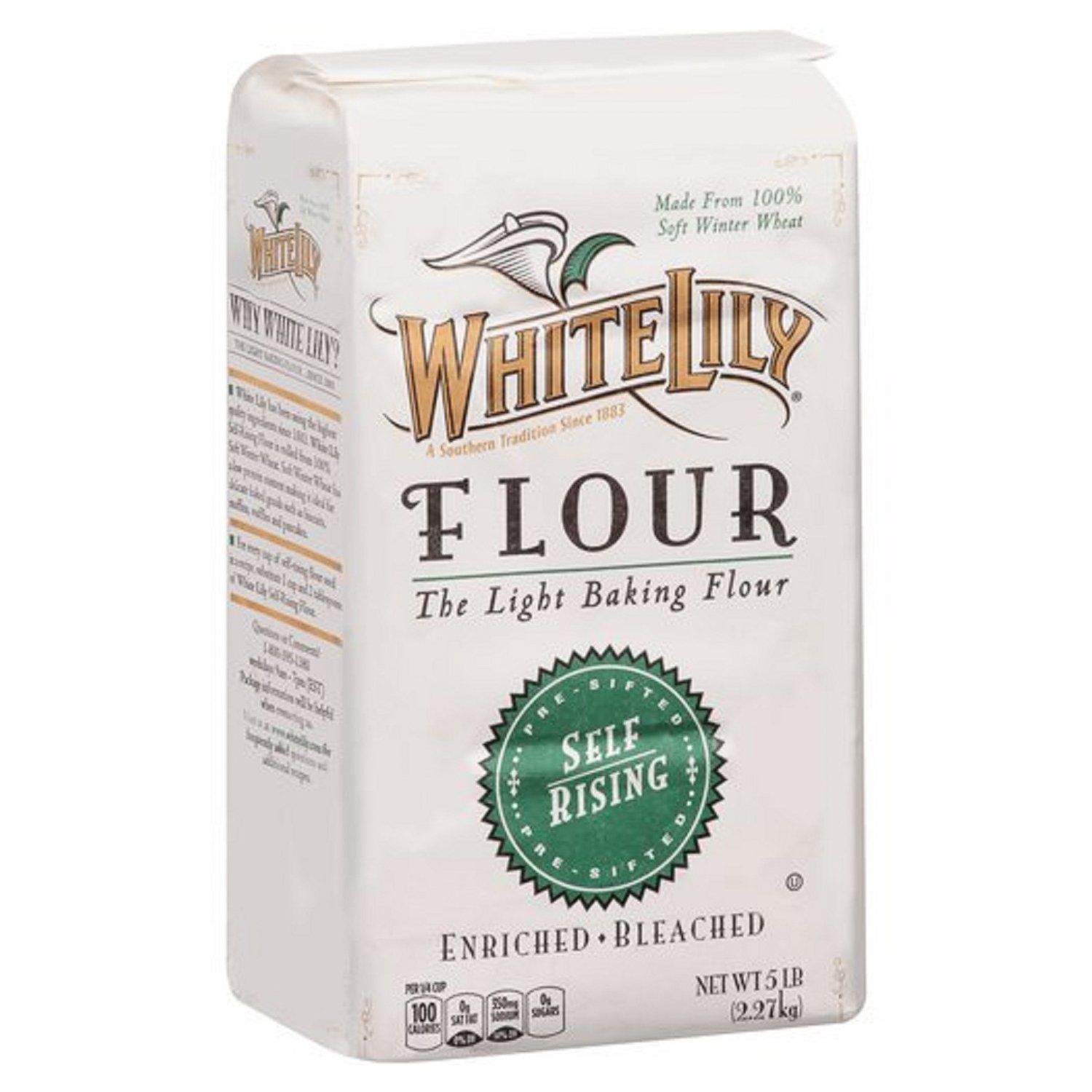 White Lily Self Rising Bleached Flour White Lily 5 Pound