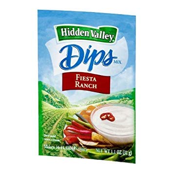 Hidden Valley Fiesta Ranch Dips Mix, 1.1 OZ