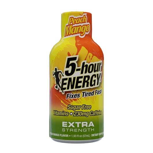 5-Hour Energy Extra Strength Energy Shot 5-Hour Peach Mango 1.93 Fluid Ounce 