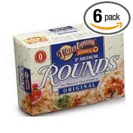 6 PACKS : Valley Lahvosh Round Original Crackerbread, 3 inch -- 6 per case. Valley Lahvosh 