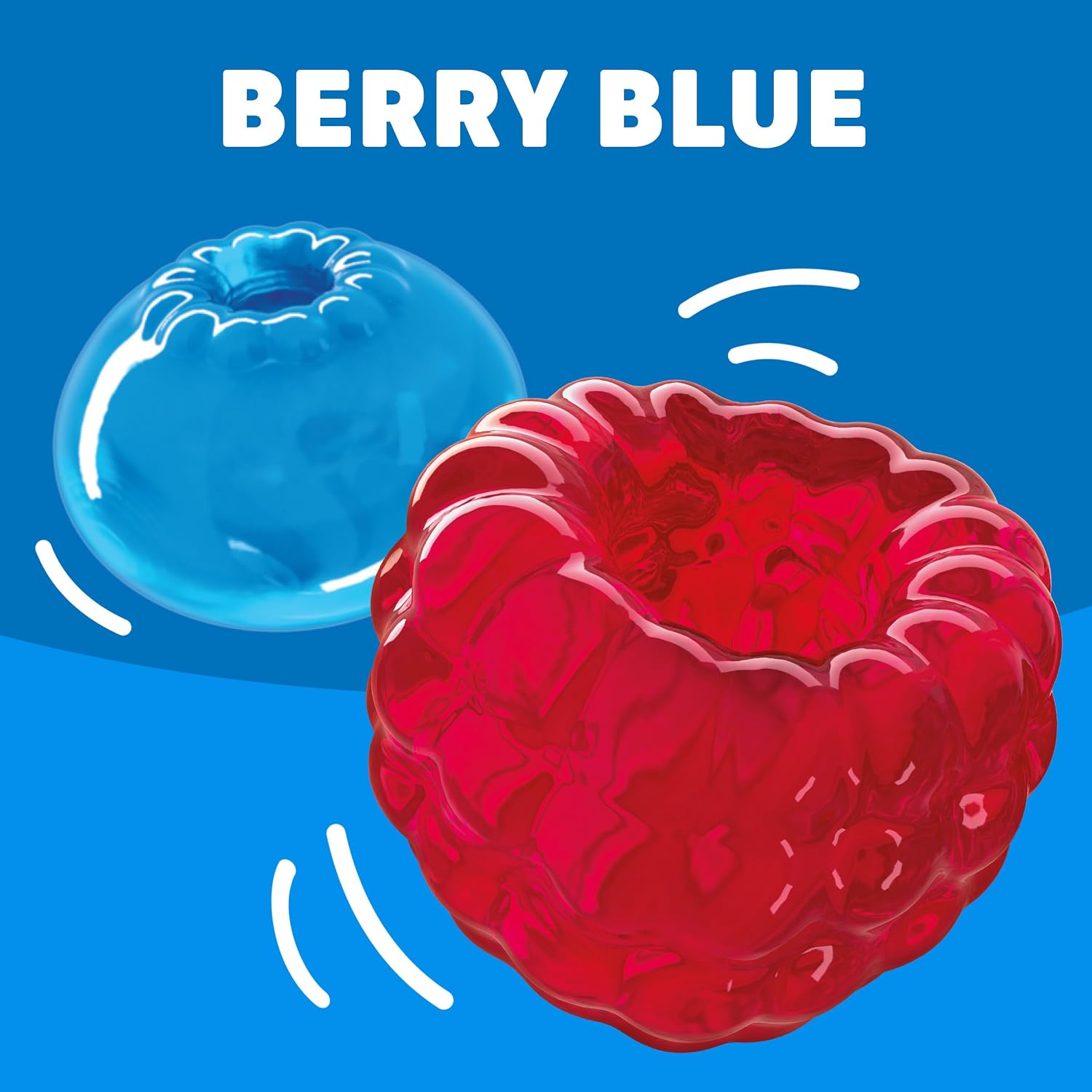 Jell-O Berry Blue Flavor Gelatin Dessert, 3 Ounce