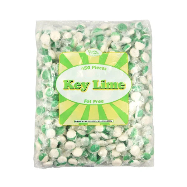 Quality Candy Key Lime Discs Candy 5 lb