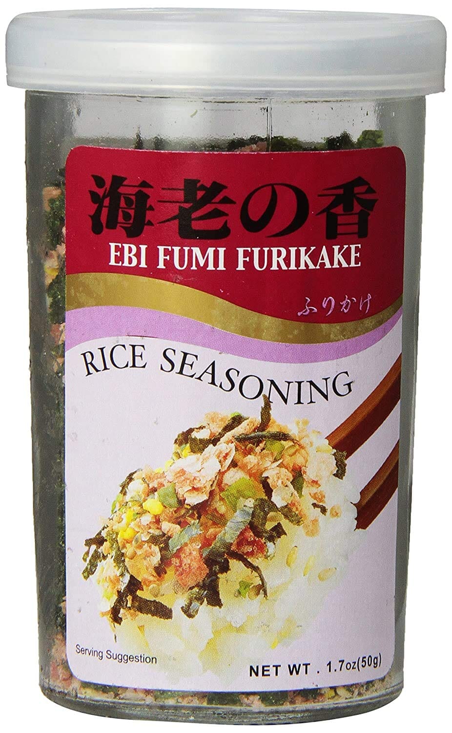Ajishima Ebi Fumi Furikake Rice Seasoning, 1.7 oz Ajishima Foods 1.7 Ounce 