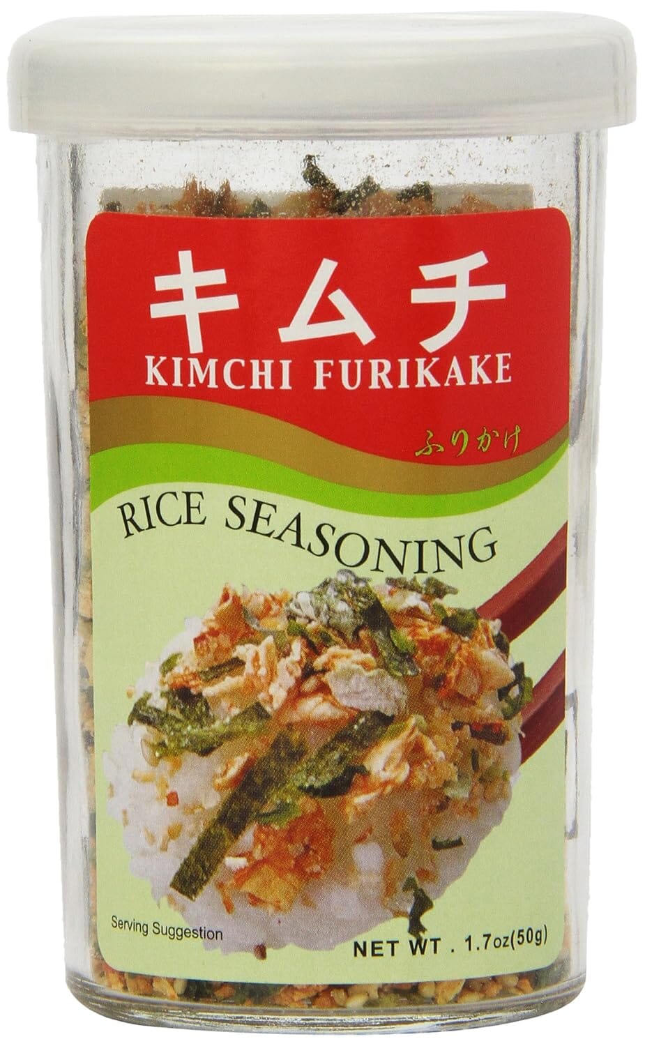 Ajishima Kimchi Furikake Japanese Rice Seasoning, 1.7-Ounce Ajishima Foods 1.7 Ounce 