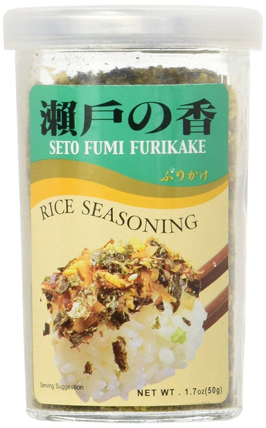 Ajishima Seto Fumi Furikake Japanese Rice Seasoning, 1.7 oz (50g) AJISHIMA 1.7 Ounce 